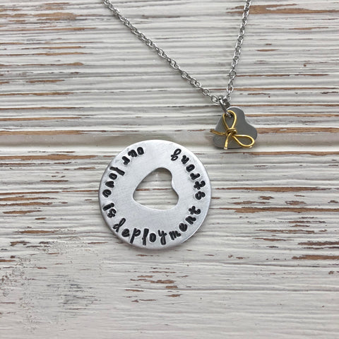 Our Love Is Deployment Strong Necklace - SoulCysterCreations