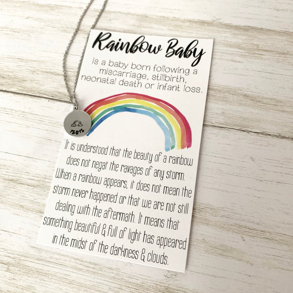 Mama of a Rainbow Baby Necklace - SoulCysterCreations