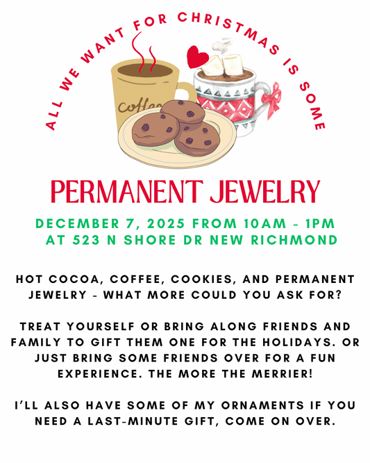 Pop Up Show: Permanent Jewelry (Non Welded Only)