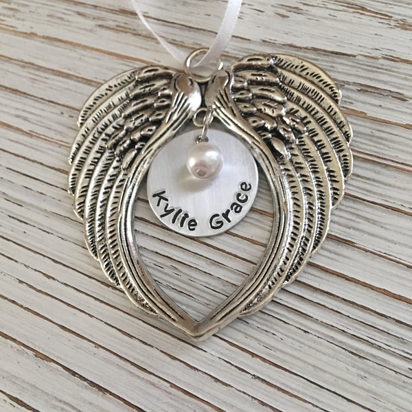 Custom Hand Stamped Memorial Ornament - SoulCysterCreations