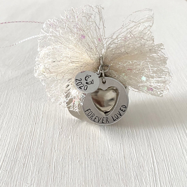Silver Bell Memorial Ornament - SoulCysterCreations