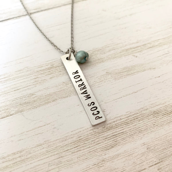 PCOS Warrior Necklace - SoulCysterCreations