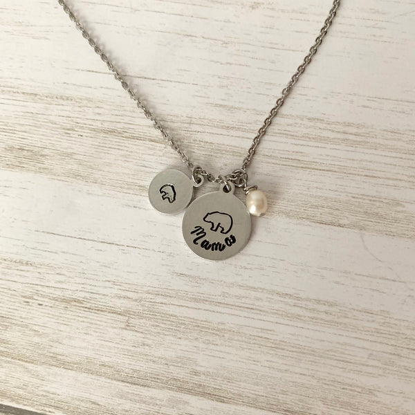 Mama Bear Necklace - SoulCysterCreations