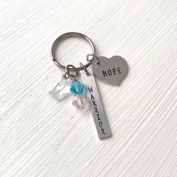 Infertility Warrior of Hope Keychain - SoulCysterCreations