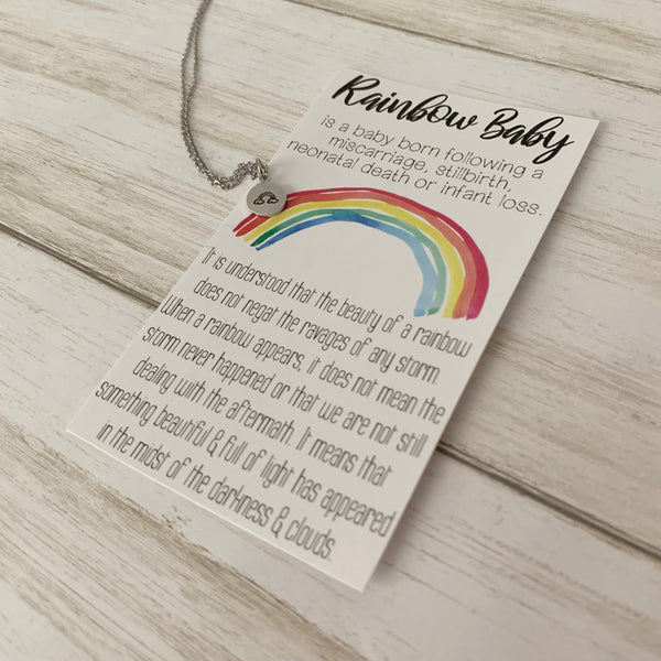 Rainbow Baby Necklace - SoulCysterCreations