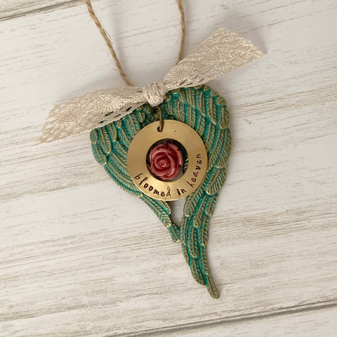 Bloomed in Heaven Small Ornament - SoulCysterCreations