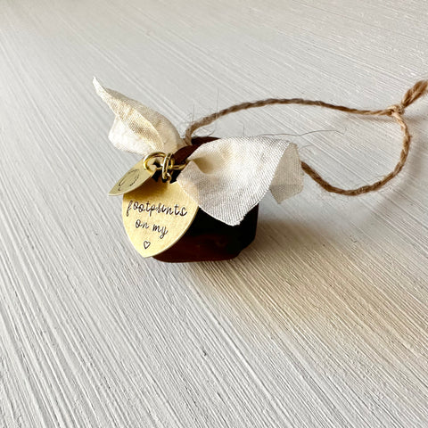 Rustic Mini Bell Memorial Ornament