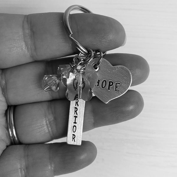 Infertility Warrior of Hope Keychain - SoulCysterCreations